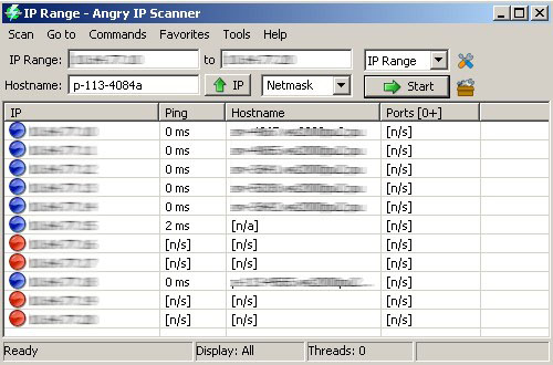 Angry IP Scanner 2.21. Скачать бесплатно.