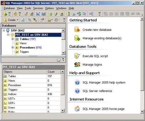 EMS SQL Manager 2005 for SQL Server. Скачать бесплатно.