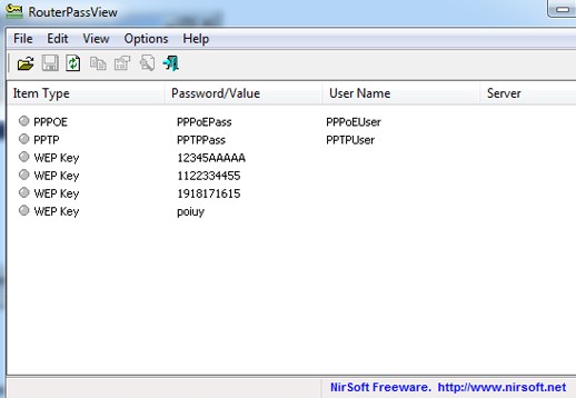 Программа извлечения паролей из резервных копий конфигурационных файлов маршрутизаторов RouterPassView. Скачать бесплатно.